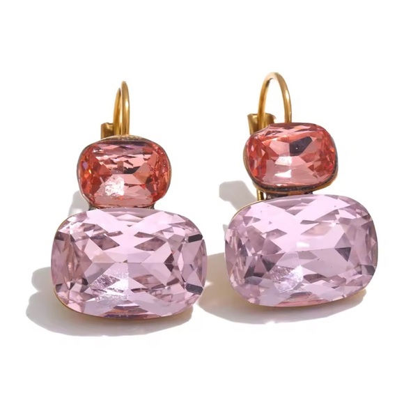 NEW shine pink Hooping Earrings - Picture 10 of 10